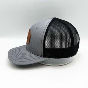 Richardson หมวกคนขับรถบรรทุก112ขายส่งโลโก้แพทช์หนัง6แผงตาข่ายด้านหลังติดผ้าปัก - Product Image 3