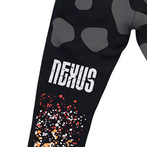 Pantalon de survêtement pour homme Streetwear en coton léger, avec impression DTG, effet délavé à l'acide, cordon de serrage - Product Image 6