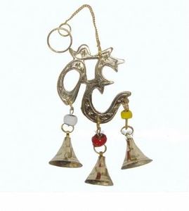 Campana Decorativa Colgante de Diseño de Alta Calidad, Campana Redonda de Metal Pulido con Diseño Moderno para Coleccionables de Arte - Tienda Popli Brass - Product Image 3