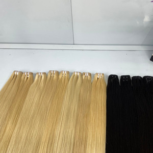 Meilleure vente de fournisseur de cheveux vietnamiens nouvelle trame de cheveux humains doux Double trame couleur chaude paquet personnalisable poids Afro Wave - Product Image 6