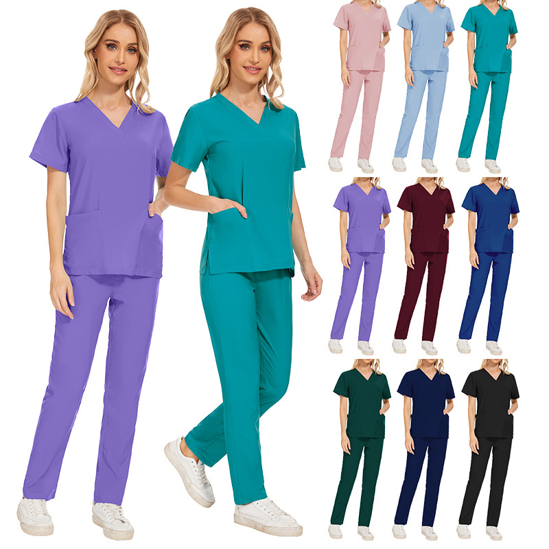 Bestverkopende Grote Grote Scrubs Uniformen Sets Wasbare Medische Uniform Scrubs Verpleging Medische Opererende Scrub Uniforms Sets