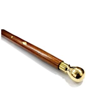 Bastón de madera marrón Sheesham Wood con latón Work Morning Walk Stick Combo-24 (Nature) - Product Image 6