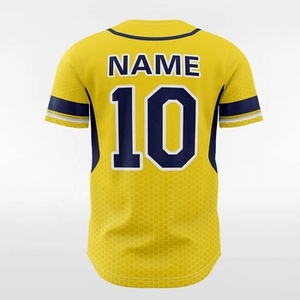 Custom Sublimated Unisex <b>Baseball</b> Jersey Breathable 100% Polyester Anti-Bacterial Quick Dry Sportswear <b>Set</b> Plus Size Printed - Product Image 4