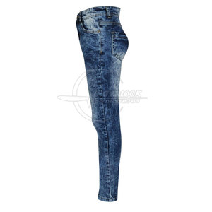 Los pantalones vaqueros ligeros con lavado ácido más vendidos, transpirables, rectos, estilo informal - Product Image 3