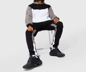 ชุดวอร์มมีฮู้ดผ้าฝ้ายคุณภาพสูง 100% สไตล์สตรีทแวร์ สำหรับฤดูหนาว - Product Image 2