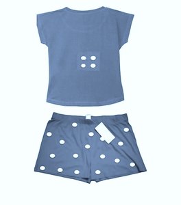 ชุดนอนสตรีแขนสั้นพิมพ์ลาย,กางเกงขาสั้นปรับแต่งการผลิต Daisyapparel In India - Product Image 3