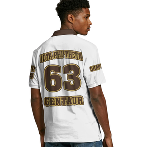 Polo pour homme Iota Phi Theta 1963, brodé, style universitaire grec, en coton, style Ivy League - Product Image 5