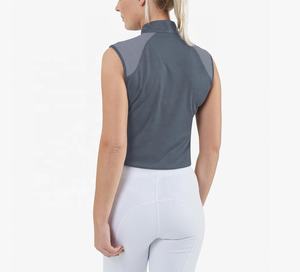 Chemise d'équitation pour femmes, manches moins, couche de Base, équitation, manches moins, hauts - Product Image 4