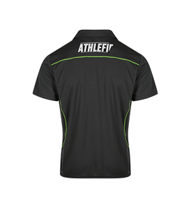 Athlefit Jersey de punto de Jacquard ligero para hombre, Manga corta clásica para Polo para deportes y eventos casuales, equipo de equipo - Product Image 2