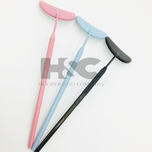 Espejo de pestañas de alta calidad, espejo de maquillaje personalizable, espejo de pestañas de media luna, diferentes formas, visón sostenible, acero inoxidable - Product Image 2