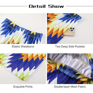 Nuevos pantalones cortos de malla de alta calidad para hombre, pantalones cortos transpirables de secado rápido para hombre, pantalones cortos de malla personalizados de baloncesto de poliéster 100% más vendidos - Product Image 6