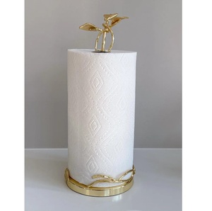 Premium Silver Iron <b>Towel</b> Paper Roll Holder Round Tissue Paper Holder for Hotels and Kitchenware Usage Tissue <b>Stand</b> - Product Image 6