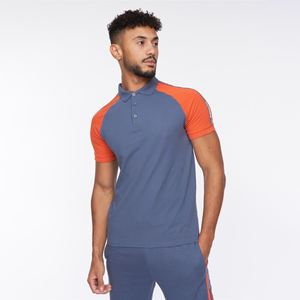 Ensembles d'été décontractés pour hommes à la mode pour t-shirt à manches courtes et short de style polo ensemble de survêtement à motif solide - Product Image 2