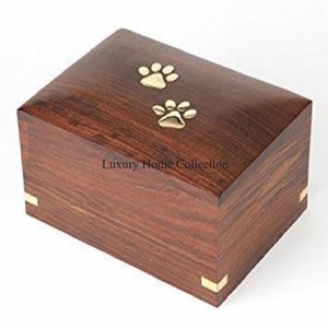 Urnas de cremación con forma rectangular de alta calidad hechas de madera de acacia 100%, ataúd cinerario para cenizas humanas, superventas de La <span class=keywords><strong>India</strong></span>