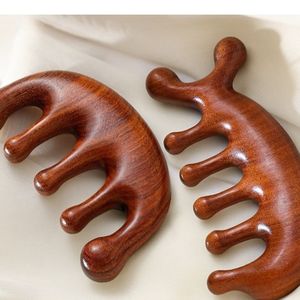 Cepillo de Madera para Masaje Hecho en India, Peine para Desenredar el Cabello, Cepillo para el Cuero Cabelludo, Portátil, Calidad Superior en India - Product Image 2
