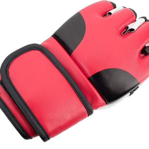 Guantes de Grappling de Cuero Profesionales Personalizables con Agarre Antideslizante, Transpirables y Ligeros para Entrenamiento de Artes Marciales - Product Image 4