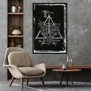Modern Style for Harry Potter and the Deathly Hallows Paper <b>Poster</b> for Wall Decor - Product Image 2