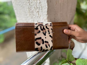 New Style Women Clutch Genuine <b>Leather</b> Wallet Purse Animal Print <b>Shopping</b> Clutch Hot Selling Bags - Product Image 4