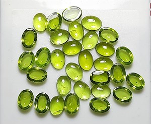 Peridoto Verde Natural, Corte Ovalado Facetado, Gema para Joyería, Anillos, Aretes, Tamaño 3x5 8x10mm - Product Image 1