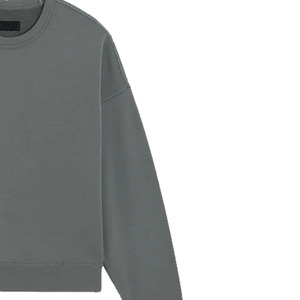 Sweat-shirt unisexe à col rond surdimensionné, motif cœur, en molleton français tricoté respirant 400g, style minimaliste pour l'automne - Product Image 2