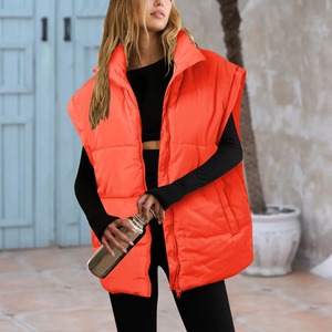 Chalecos acolchados Abrigo de invierno Chaquetas de mujer Chaleco de gran tamaño para mujer Puffer Outwear Sin mangas Cálido Moda Chaleco largo suelto Abrigo - Product Image 6