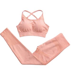 Ropa de Gimnasio con Logotipo Personalizado, Conjunto Deportivo de 3 Piezas sin Costuras, Manga Larga, Color Morado, para Yoga, Fitness y Deporte para Mujer - Product Image 4