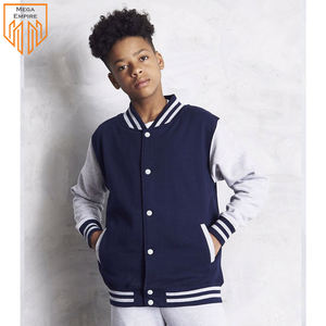 Mega Empire's High Quality Kids Varsity Jacket Último estilo de moda con logotipo frontal de cuello levantado-Best Seller - Product Image 3