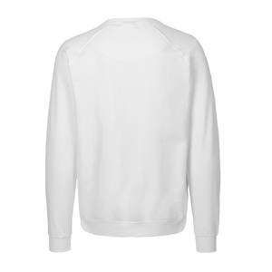 <b>White</b> Custom High Quality Oversized Embroidered Logo <b>Hoodies</b> Unisex Blank 100% Plain Cotton French Terry Crewneck <b>Men</b> Sweatshirt - Product Image 2