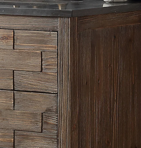 <b>Rustic</b> Single Bathroom Vanity 36 Inch US Vanity <b>Cabinets</b> with Sink Country Style Bathroom <b>Cabinet</b> - Product Image 5