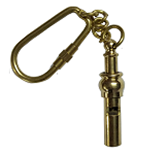 Sifflet nautique porte-clés en laiton article Vintage de luxe survie en plein air étanche artisanat indien article Top vente nouveau Design 2025 - Product Image 1