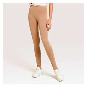 Collants de gymnastique athlétiques taille haute pour femmes Leggings de yoga taille V avec panneau contrasté latéral pantalon d'entraînement de fitness à motif solide - Product Image 2