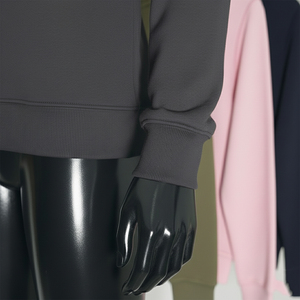 Pull de haute qualité, unisexe, 100% coton, col rond, streetwear d'hiver, tendance, surdimensionné, sexy, décontracté, écologique, personnalisé - Product Image 2