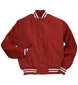 Chaqueta Universitaria Personalizada de Invierno Estilo Varsity con Letras Bordadas en Chenilla 100% Lana, Forro de Algodón, Estilo Béisbol para Hombre - Product Image 4
