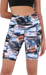 Pantalones cortos de yoga, precio de fábrica, venta al por mayor, logotipo personalizado, ropa de gimnasio sin costuras, ropa deportiva para mujer, fabricante de pantalones cortos de Yoga de etiqueta privada - Product Image 5