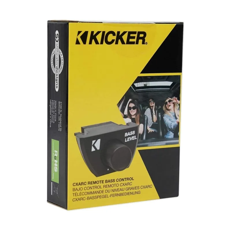 KICKER 46CXARCT Wired Remote Bass Controller for Select Amplifiers