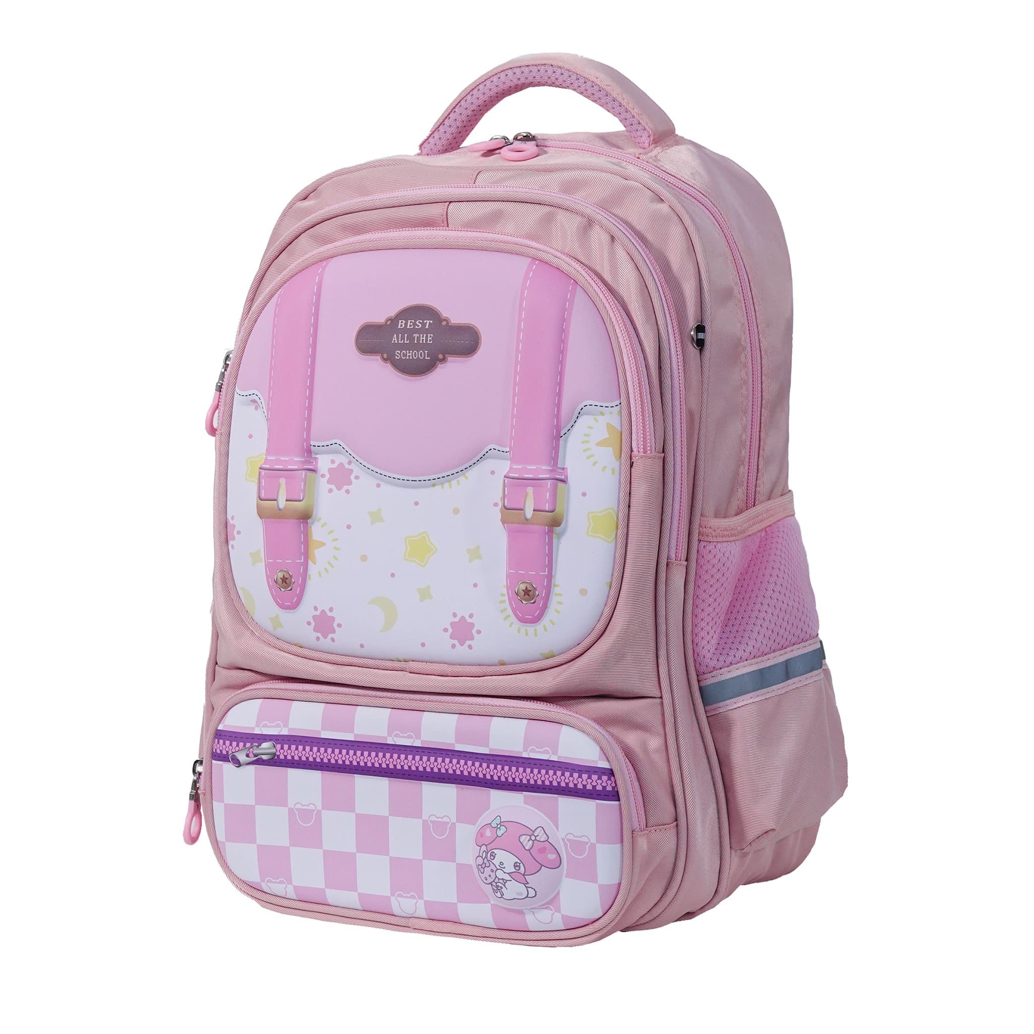 pink, dark blue, purple