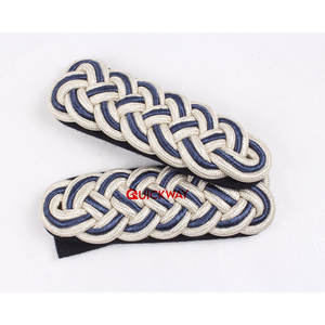 Épaulettes de cérémonie en dentelle tressée Meilleure vente Épaulettes de haute qualité pour uniforme de cérémonie - Product Image 4