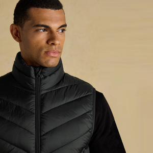Gilet Softshell Imperméable pour Hommes Adultes Couleur Noire Coupe-Vent Doublé en Polaire Style Casual Sports Golf Course Voyage Vêtement Extérieur - Product Image 5