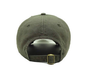 Chapeaux de papa vintage personnalisables, casquettes de baseball 6 panneaux non structurées, pierre jaune délavée avec logo brodé pour les affaires sportives - Product Image 4