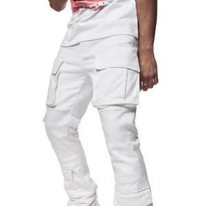 กางเกงวิ่งผู้ชายสำหรับฤดูใบไม้ร่วงและฤดูหนาว แห้งเร็ว มีโลโก้ แต่งเชือกผูกเอว ทรงตรง สไตล์สตรีท ผ้ากันลม 100% - Product Image 3