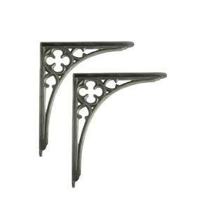 Iron Wall <b>Shelf</b> <b>Bracket</b> Strong iron wall <b>bracket</b> for supporting <b>wood</b> <b>shelves</b> in home or industrial spaces <b>with</b> decorative design - Product Image 6