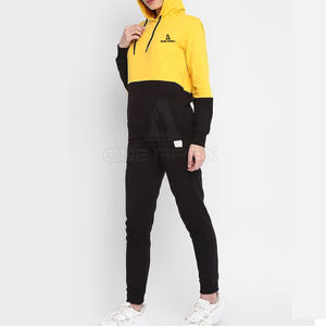 ชุดวอร์ม2ชิ้นแบบลำลองของผู้หญิงชุดวอร์ม2ชิ้นพร้อมเชือกรูดแขนยาว - Product Image 1