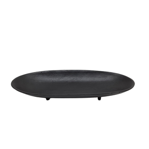 Bandeja de servicio a granel moderna hecha a mano, calcomanía acabada esmaltada de forma ovalada de Metal única, tamaño personalizado, mesa, servicio de comida para el hogar, Hotel - Product Image 6