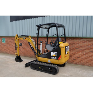 Excavatrice CAT d'occasion CAT313D, excavatrice hydraulique CAT 313D, CAT313 D, excavatrice sur chenilles en acier de 13 tonnes, mini-excavatrice 301.7D. - Product Image 4