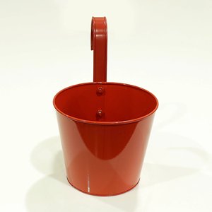 Support de plante en métal de fer fini en émail jardinière suspendue porte-fleur décoratif pour balcon décor de patio - Product Image 6