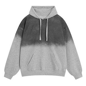 2025 Venta al por mayor Sudaderas con capucha de lavado ácido Transpirable Sostenible Diseño OEM Sudaderas con capucha térmicas Premium básicas, sudaderas con capucha de mezcla de algodón - Product Image 1