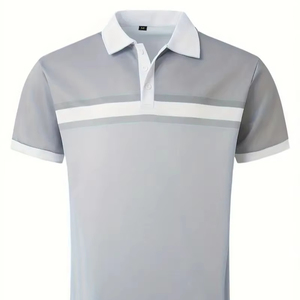 Polo moderno con logotipo personalizado para hombre, camisa informal de alta calidad con diseño estampado, polos de talla grande para hombre - Product Image 1