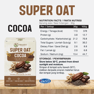 Bebida Vegetal Super Oat de Cacao/Café, Alta en Fibra Dietética, 210g - Product Image 1