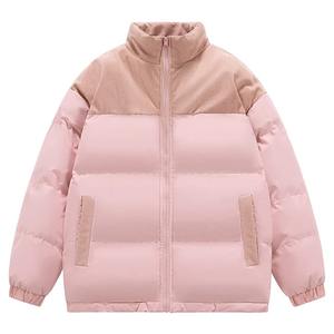 Autumn Winter <b>Turtleneck</b> Men's Clothing Zipper Pockets <b>Long</b> <b>Sleeve</b> Coats Fashion Contrast Color Jackets Trendy <b>Tops</b> - Product Image 3