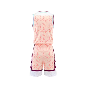 ชุดบาสเก็ตบอลพิมพ์ลายดิจิทัลแบบระเหิดชุดบาสเก็ตบอลดีไซน์ใหม่พร้อมดีไซน์และคุณสมบัติตามสั่ง - Product Image 4